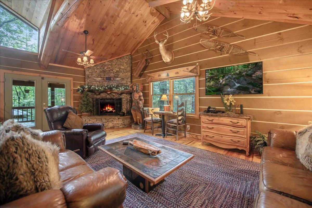 Вилла Waterfront Mountain Cabin With Hot Tub Блу-Ридж Экстерьер фото