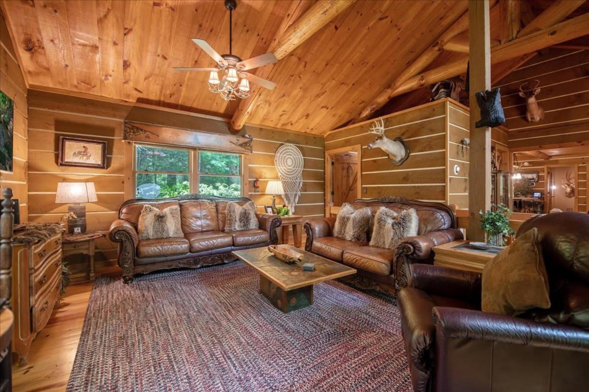 Вилла Waterfront Mountain Cabin With Hot Tub Блу-Ридж Экстерьер фото